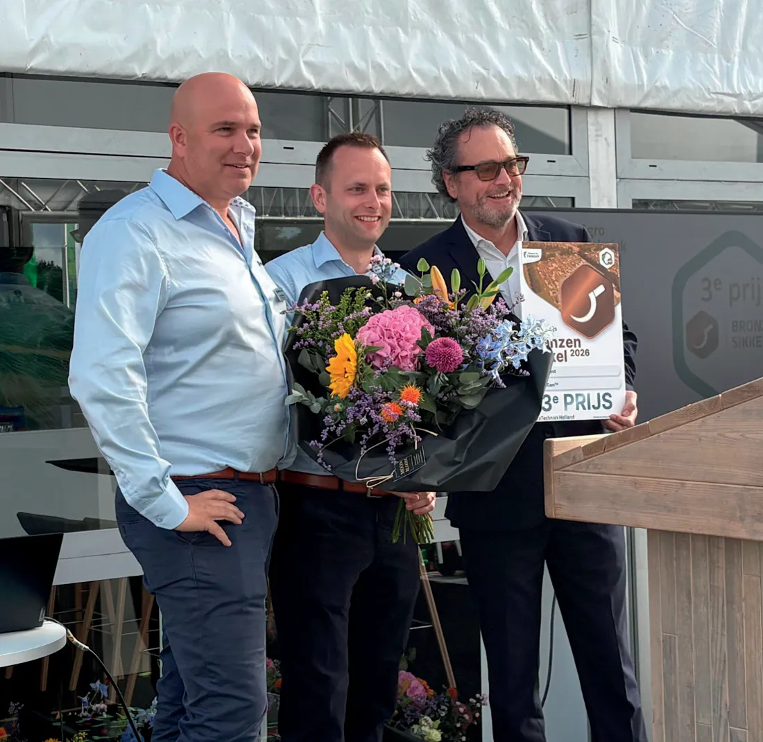 Bronzen Sikkel voor Kamps de Wild