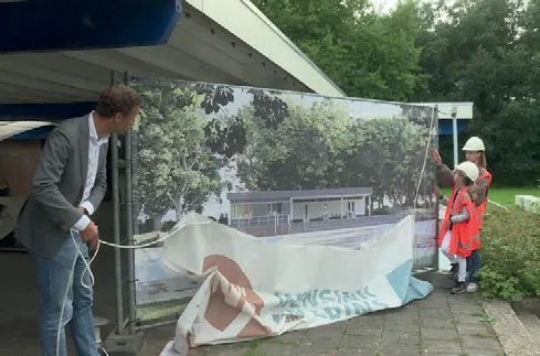 Feestelijke start renovatie zwembad De Alk in Biddinghuizen