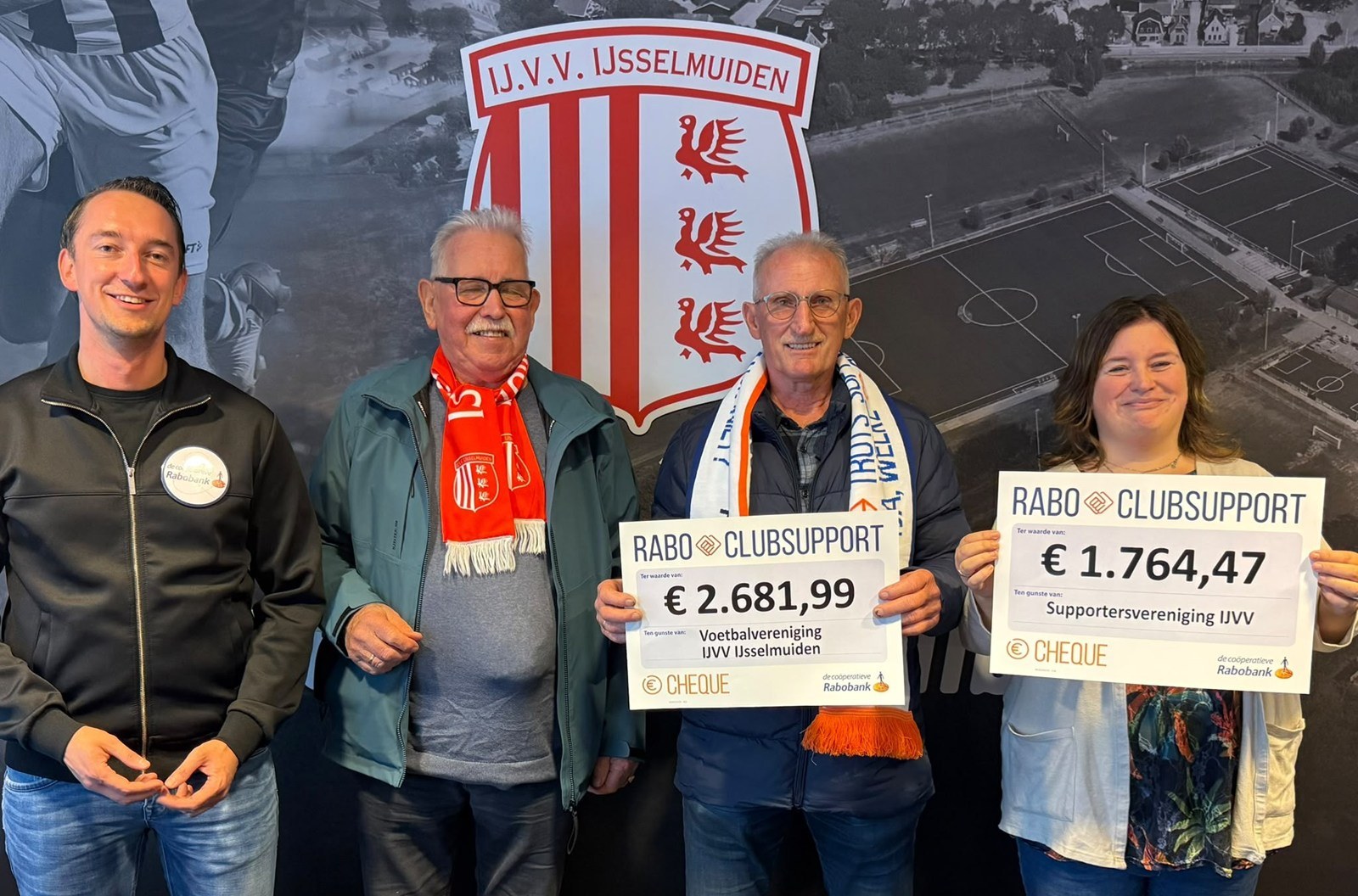 Rabo ClubSupport levert IJVV en supporters ruim € 4.400 op